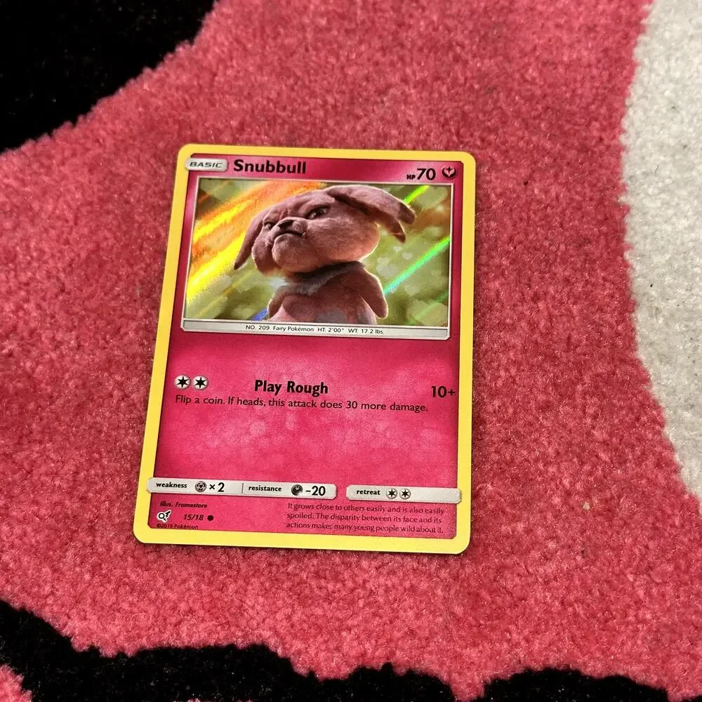 Snubbull #15 – Pokémon Detective Pikachu – Holo – As Pictured